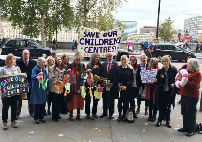 Children Centres Campaign goes to Parliament